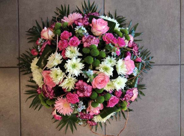 Coussin tons pastels