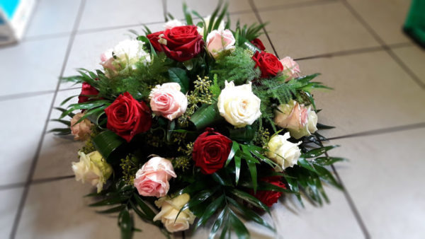 Coussin de roses