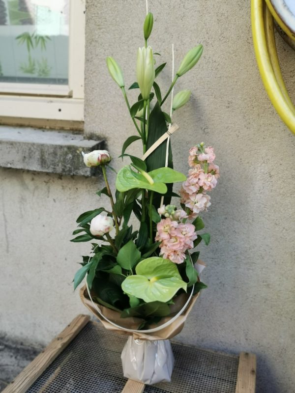 Bouquet bulle hauteur "Maman Nature"