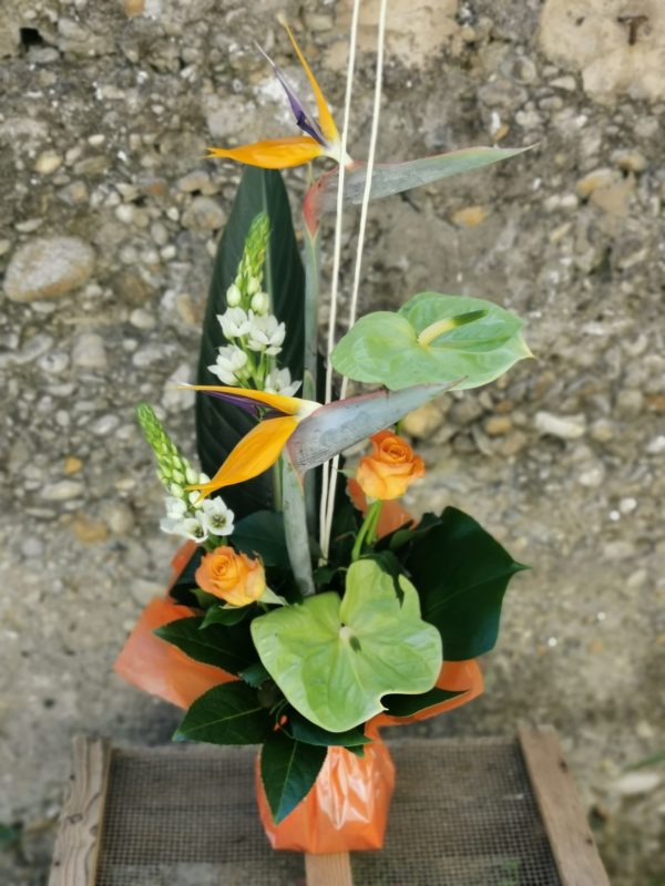 Bouquet bulle hauteur " Maman Pep's"