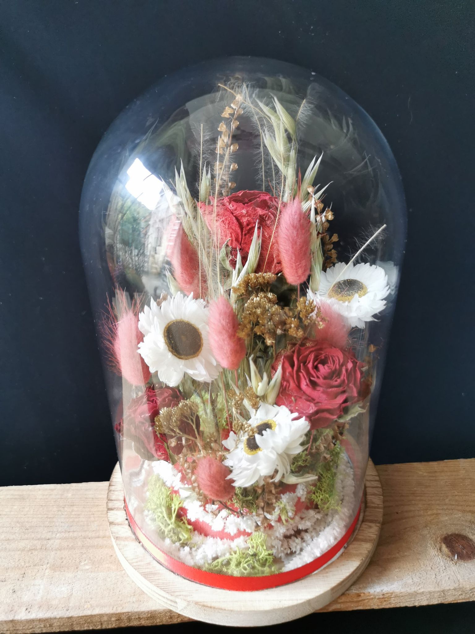 Fleurs séchées sous cloche - Lilice Artisan Fleuriste