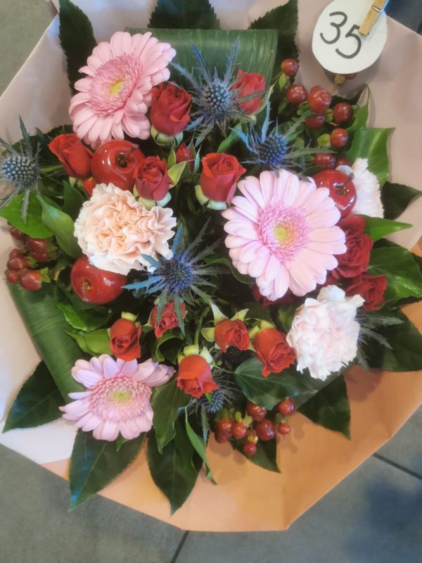 Bouquet rond "Romance"