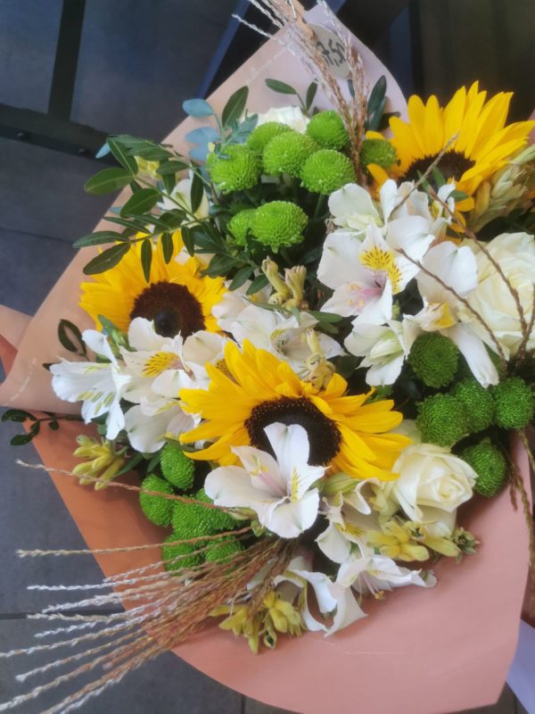 Bouquet longues tiges "Eté"