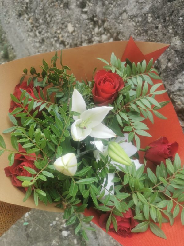 Bouquet longues tiges "Amour"