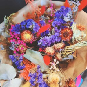 Bouquets de fleurs séchées